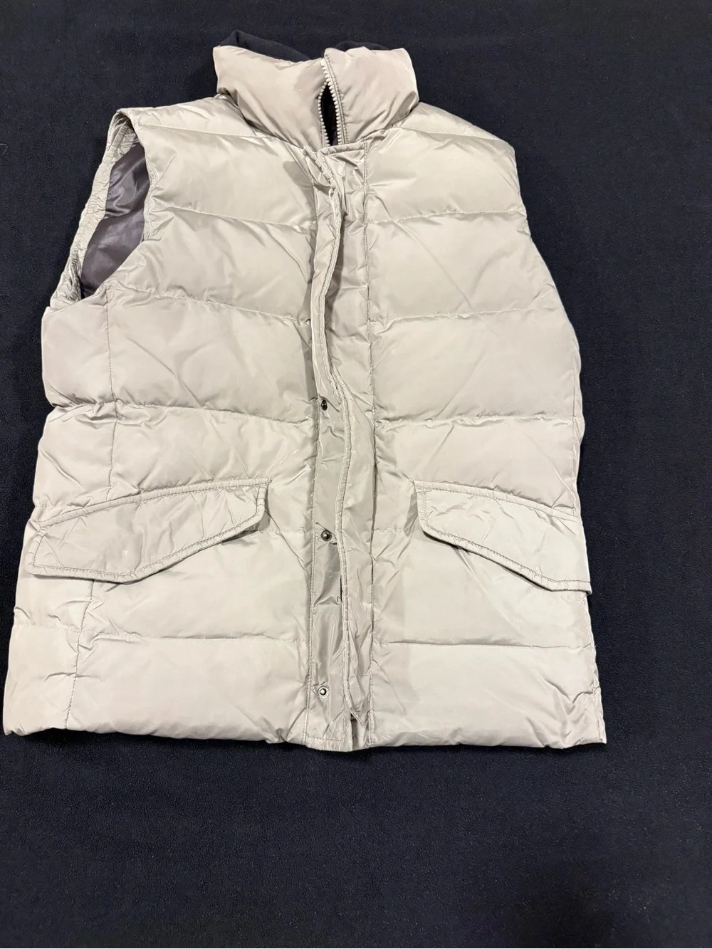 Banana Republic Men's Quilted Puffer Vest - Beige